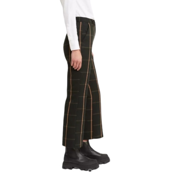 Levi’s Premium Math Club Flare Trousers Bonnie Plaid Rinse Wool Blend Size 29 - Picture 1 of 13